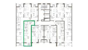 Студия квартира, вторичка, 37м2, 5/9 этаж