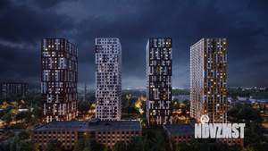 1-к квартира, строящийся дом, 63м2, 26/28 этаж