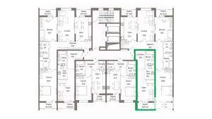 Студия квартира, вторичка, 35м2, 4/9 этаж