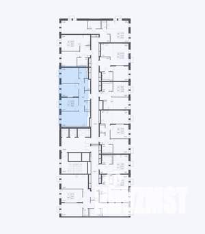 3-к квартира, строящийся дом, 70м2, 20/24 этаж
