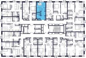 Студия квартира, строящийся дом, 26м2, 12/28 этаж