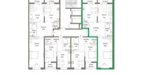 2-к квартира, вторичка, 90м2, 6/9 этаж