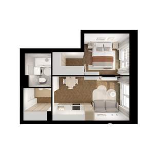 1-к квартира, вторичка, 34м2, 4/9 этаж