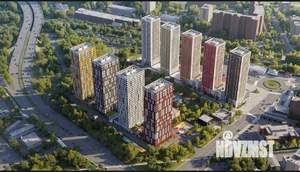 1-к квартира, сданный дом, 40м2, 9/28 этаж