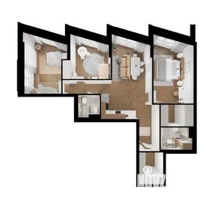 3-к квартира, вторичка, 84м2, 6/9 этаж