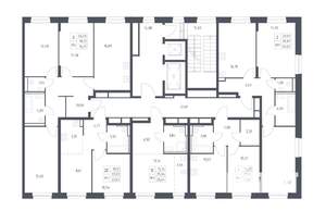 2-к квартира, вторичка, 59м2, 24/24 этаж