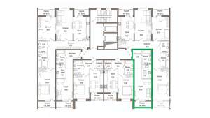 Студия квартира, вторичка, 35м2, 5/9 этаж