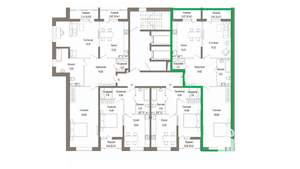 2-к квартира, вторичка, 90м2, 4/9 этаж