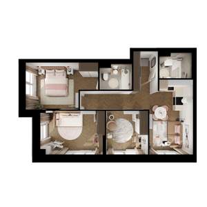 3-к квартира, вторичка, 69м2, 3/9 этаж