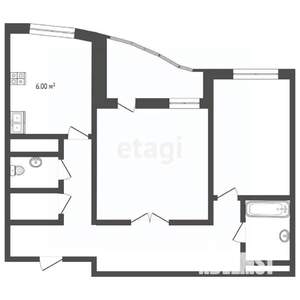 3-к квартира, вторичка, 96м2, 11/12 этаж