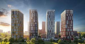 3-к квартира, строящийся дом, 56м2, 2/28 этаж