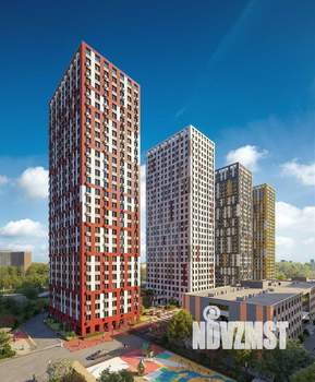 1-к квартира, строящийся дом, 53м2, 2/28 этаж