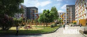 1-к квартира, строящийся дом, 38м2, 5/8 этаж