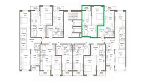 1-к квартира, вторичка, 47м2, 3/9 этаж