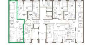 2-к квартира, вторичка, 76м2, 1/9 этаж