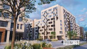 1-к квартира, строящийся дом, 37м2, 6/9 этаж