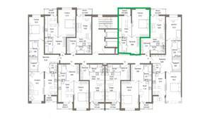 1-к квартира, вторичка, 47м2, 9/9 этаж