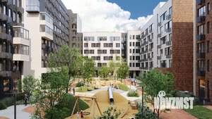2-к квартира, строящийся дом, 53м2, 2/9 этаж