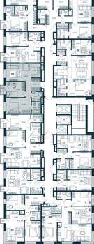 2-к квартира, строящийся дом, 59м2, 11/25 этаж