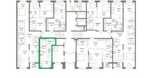 Студия квартира, вторичка, 25м2, 1/9 этаж