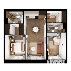 2-к квартира, вторичка, 58м2, 3/9 этаж