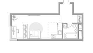 Студия квартира, вторичка, 27м2, 14/14 этаж