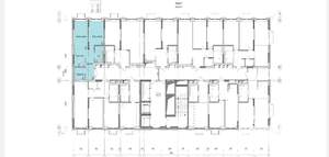 1-к квартира, вторичка, 41м2, 22/24 этаж