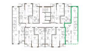 2-к квартира, вторичка, 76м2, 5/9 этаж