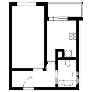 1-к квартира, вторичка, 40м2, 6/24 этаж