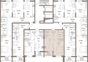 1-к квартира, вторичка, 41м2, 4/9 этаж
