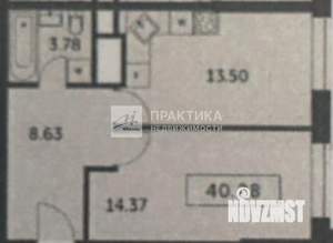 1-к квартира, вторичка, 40м2, 32/32 этаж