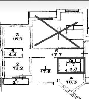 3-к квартира, вторичка, 84м2, 13/26 этаж