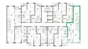 2-к квартира, вторичка, 76м2, 6/9 этаж