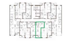 Студия квартира, вторичка, 31м2, 8/10 этаж