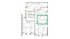 1-к квартира, вторичка, 53м2, 3/9 этаж