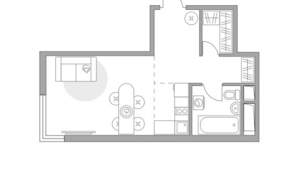 Студия квартира, вторичка, 28м2, 5/14 этаж