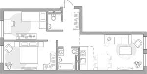 3-к квартира, вторичка, 60м2, 4/6 этаж