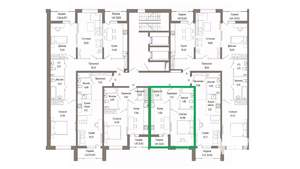 1-к квартира, вторичка, 41м2, 2/9 этаж