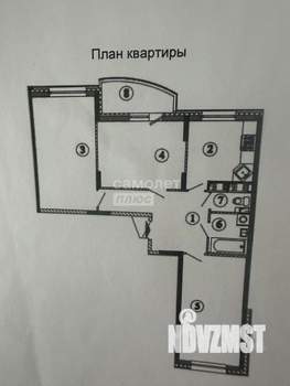 3-к квартира, вторичка, 81м2, 15/25 этаж