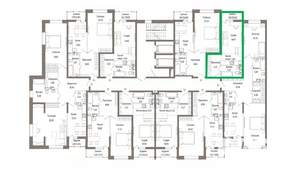 Студия квартира, вторичка, 31м2, 9/9 этаж