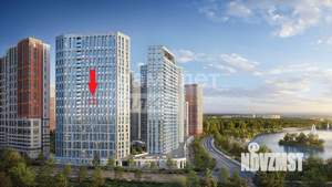 2-к квартира, строящийся дом, 45м2, 15/30 этаж