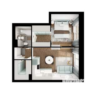 1-к квартира, вторичка, 43м2, 5/9 этаж