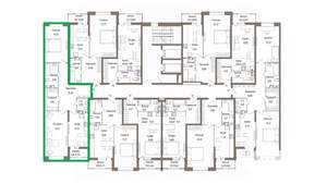 2-к квартира, вторичка, 76м2, 3/9 этаж