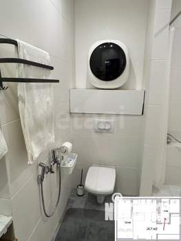 Студия квартира, вторичка, 29м2, 5/17 этаж