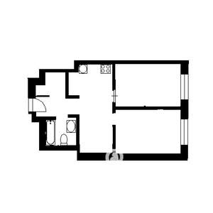 2-к квартира, вторичка, 45м2, 3/45 этаж
