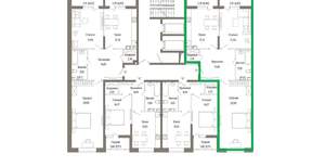 2-к квартира, вторичка, 90м2, 3/9 этаж