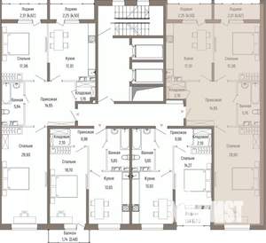 2-к квартира, вторичка, 90м2, 4/9 этаж