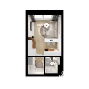 Студия квартира, вторичка, 20м2, 5/9 этаж