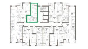 Студия квартира, вторичка, 32м2, 4/9 этаж
