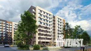 1-к квартира, строящийся дом, 40м2, 4/9 этаж